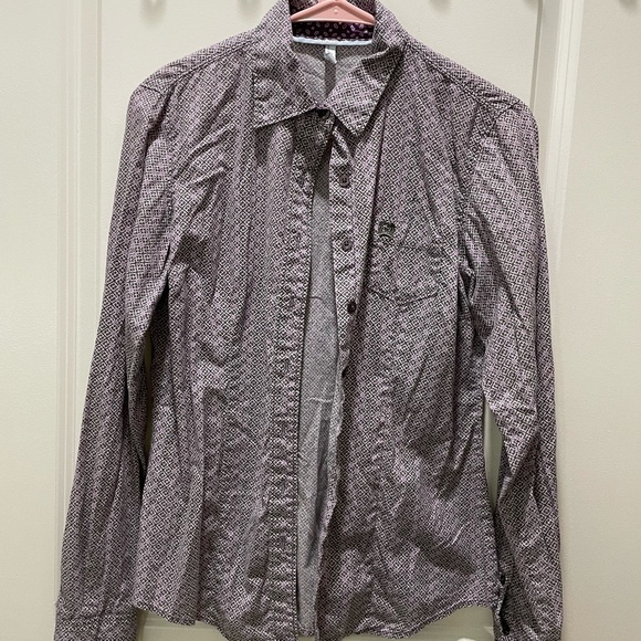 Cinch Tops - Purple Cinch Women's Button Up (S)